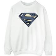 Sweat-shirt Dc Comics Superman Indigo Blue Logo