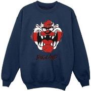 Sweat-shirt enfant Dessins Animés Taz England Face