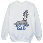 Sweat-shirt enfant Disney Lady And The Tramp Just Like Dad