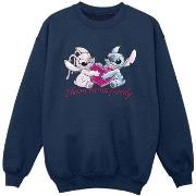 Sweat-shirt enfant Disney Lilo And Stitch Ohana Heart With Angel