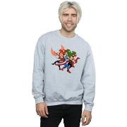 Sweat-shirt Marvel Avengers Assemble Comic Team