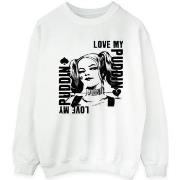 Sweat-shirt Dc Comics Suicide Squad Harley Love Puddin