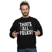 Sweat-shirt Dessins Animés That's All Folks Text