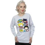 Sweat-shirt Dc Comics Chibi Super Friends Dance