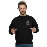 Sweat-shirt Dessins Animés Taz Stripes Faux Pocket