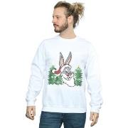 Sweat-shirt Dessins Animés Bugs Bunny Christmas Fair Isle