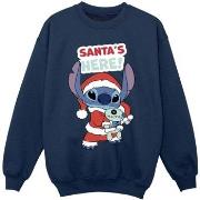 Sweat-shirt enfant Disney Lilo Stitch Santa's Here
