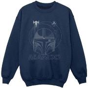 Sweat-shirt enfant Disney The Mandalorian Rings Helmet