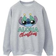 Sweat-shirt Disney Lilo And Stitch Christmas Tree Shades