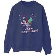 Sweat-shirt Disney Lilo And Stitch Angel Merry Everything