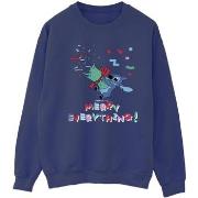 Sweat-shirt Disney Lilo And Stitch Stitch Merry Everything