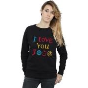 Sweat-shirt Marvel Avengers Endgame I Love You 3000