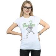 T-shirt Dc Comics The Riddler Mono Action Pose