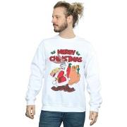 Sweat-shirt Dessins Animés Santa Bugs Bunny