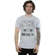 T-shirt Disney Cars Jackson Storm Blueprint