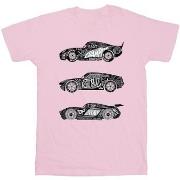 T-shirt Disney Cars Text Racers