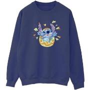 Sweat-shirt Disney Lilo Stitch Cracking Egg