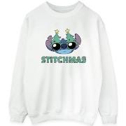 Sweat-shirt Disney Lilo Stitch Stitchmas Glasses