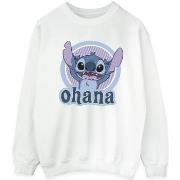 Sweat-shirt Disney Lilo And Stitch Ohana Circle