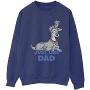 Sweat-shirt Disney Lady And The Tramp Just Like Dad