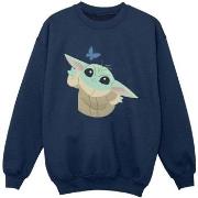 Sweat-shirt enfant Disney The Mandalorian Butterfly Catching