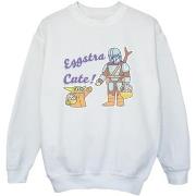 Sweat-shirt enfant Disney The Mandalorian Eggstra Cute