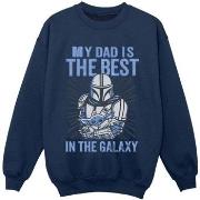 Sweat-shirt enfant Disney Mandalorian Best Dad