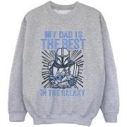 Sweat-shirt enfant Disney Mandalorian Best Dad