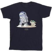 T-shirt enfant Disney The Mandalorian R2D2 And Grogu