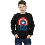 Sweat-shirt enfant Marvel Captain America Living Legend