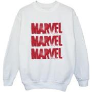 Sweat-shirt enfant Marvel Red Spray Logos