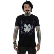 T-shirt Disney Maleficent Cropped Head