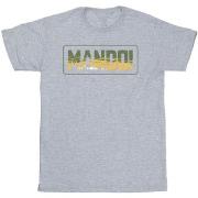 T-shirt enfant Disney The Mandalorian Mando Cutout