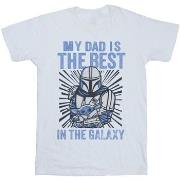 T-shirt enfant Disney Mandalorian Best Dad