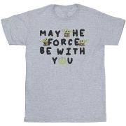 T-shirt enfant Disney The Mandalorian Grogu May The Force Be With You