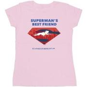 T-shirt Dc Comics DC League Of Super-Pets Superman's Best Friend