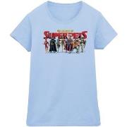 T-shirt Dc Comics DC League Of Super-Pets Group Logo