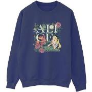 Sweat-shirt Disney Alice In Wonderland Leafy Garden