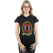 T-shirt Marvel Deadpool Tattoo Print