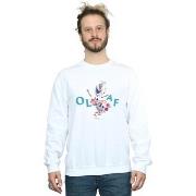 Sweat-shirt Disney Frozen 2 Olaf Leaf Jump