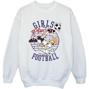 Sweat-shirt enfant Dessins Animés Girls Play Football