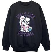 Sweat-shirt enfant Dessins Animés Girls Like Football