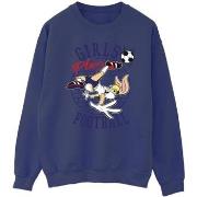 Sweat-shirt Dessins Animés Girls Play Football