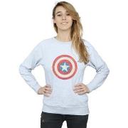 Sweat-shirt Marvel Captain America Sketched Shield