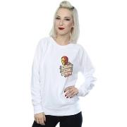 Sweat-shirt Marvel Iron Man Tattoo Journey Breast Print