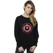 Sweat-shirt Marvel Captain America Wooden Shield