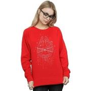 Sweat-shirt Disney Millennium Falcon Christmas Tree Delivery