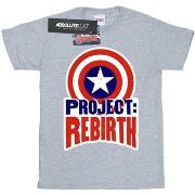 T-shirt Marvel Captain America Project Rebirth