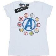 T-shirt Marvel Avengers Endgame Painted Icons