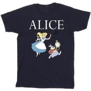 T-shirt enfant Disney Alice In Wonderland Follow The Rabbit
